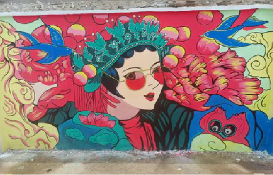 常熟墙体彩绘-网红墙