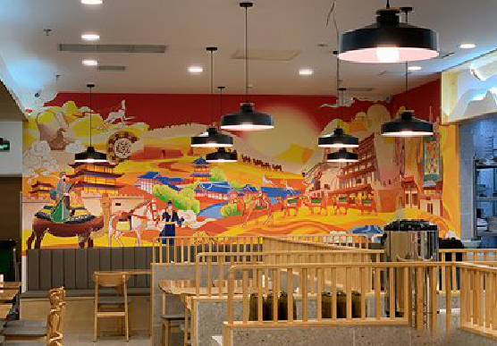 常熟商业空间彩绘介绍。