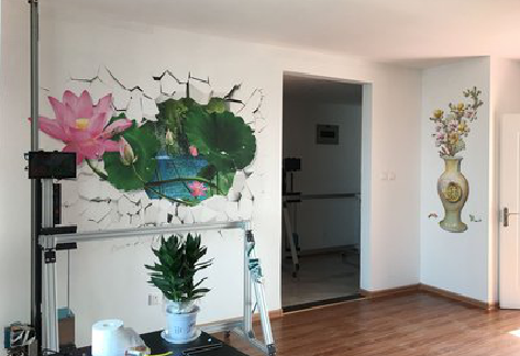 常熟墙体彩绘相比墙纸的优势。