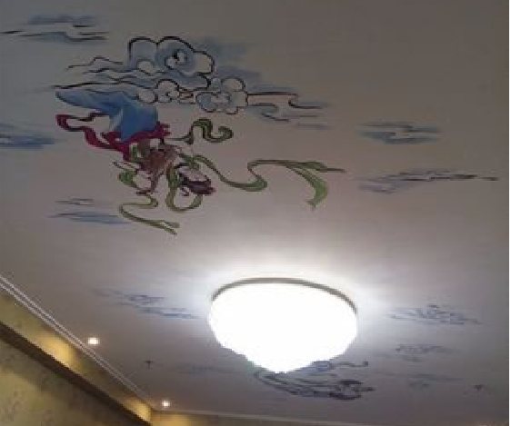 常熟如何快速绘制天花板上的手绘墙？
