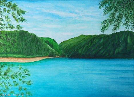 常熟在墙绘中，如何绘画绿水青山？