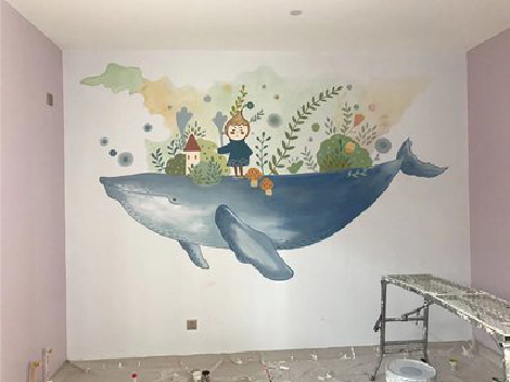 常熟手绘墙的特点及优势。